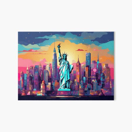 Artikel-Vorschau von New York City Skyline-Kunst, designt und verkauft von narenz03.