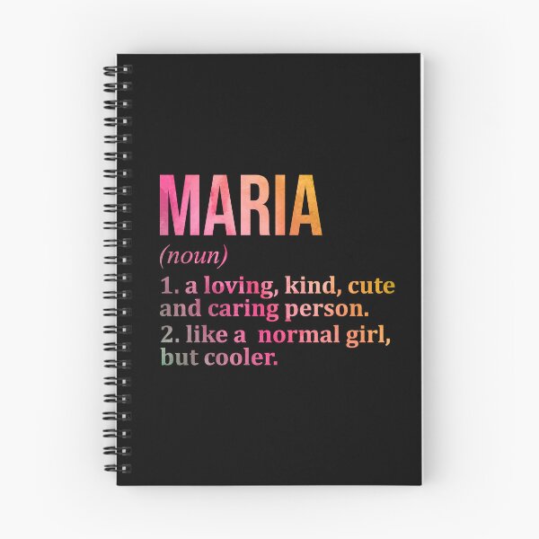 Item preview, Maria Name Definition in Watercolor designed and sold by XCIV.
