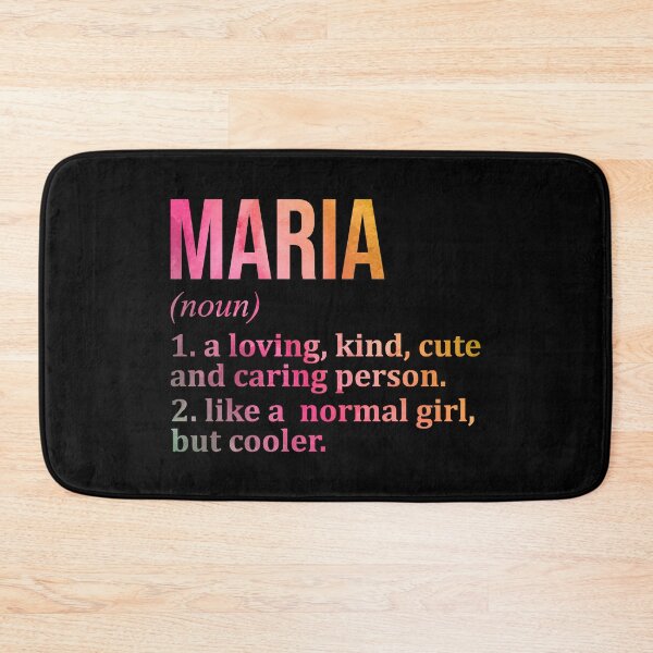 Item preview, Maria Name Definition in Watercolor designed and sold by XCIV.