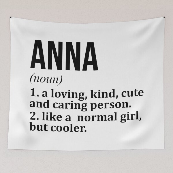 Item preview, Anna Name Definition designed and sold by XCIV.