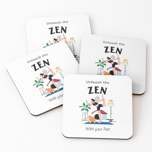 Item preview, Unleash the Zen With Your Pet Dog Yoga designed and sold by welldressing.