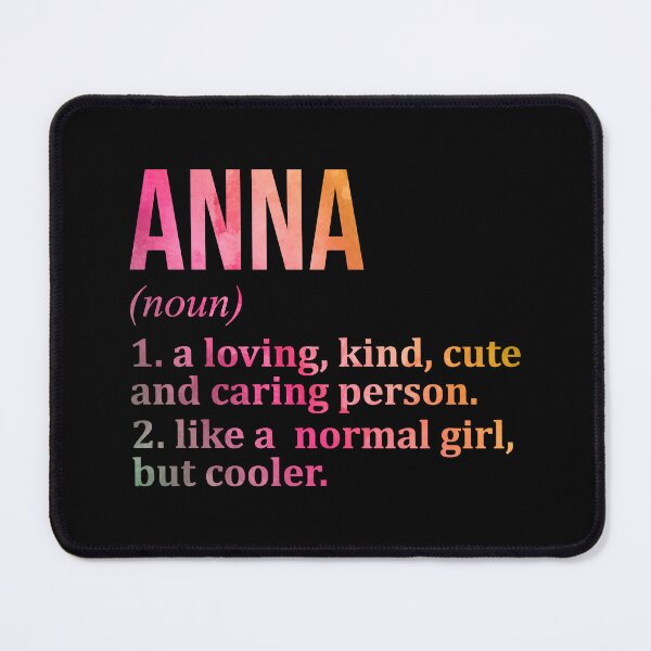Item preview, Anna Name Definition in Watercolor designed and sold by XCIV.
