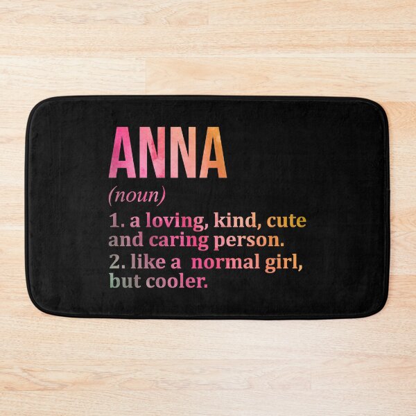 Item preview, Anna Name Definition in Watercolor designed and sold by XCIV.