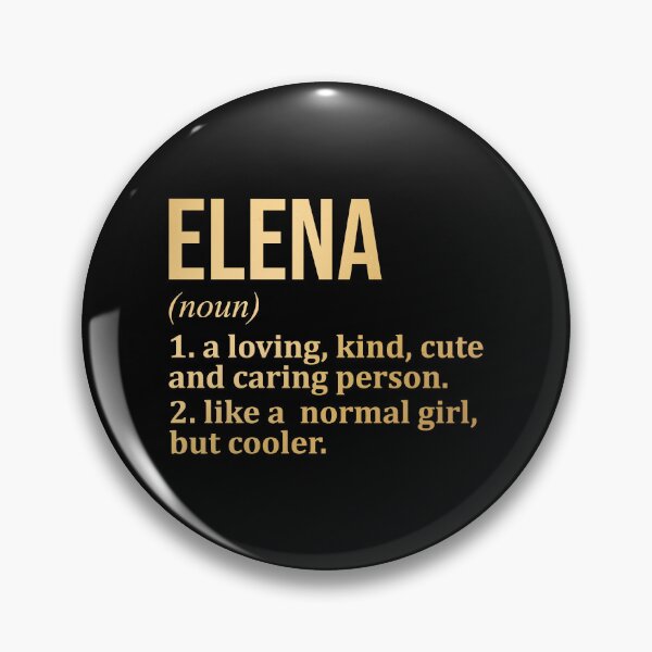 Item preview, Elena Name Definition in Gold designed and sold by XCIV.