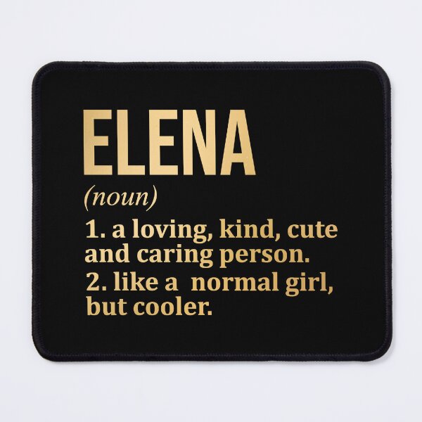 Item preview, Elena Name Definition in Gold designed and sold by XCIV.