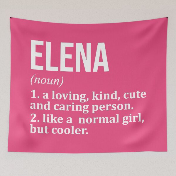Item preview, Elena Name Definition for Women designed and sold by XCIV.