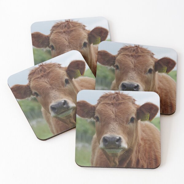 Item preview, Brown cow designed and sold by animal-animal.