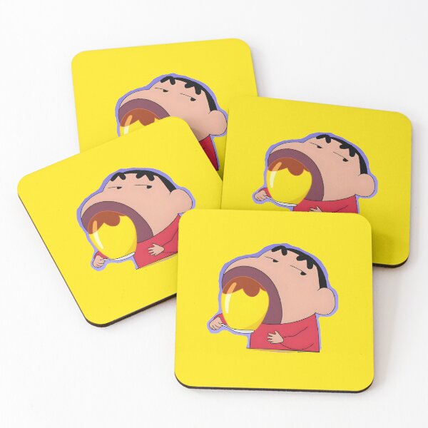 Item preview, Cute Shin-Chan Eating Pudding designed and sold by aakashgupta.