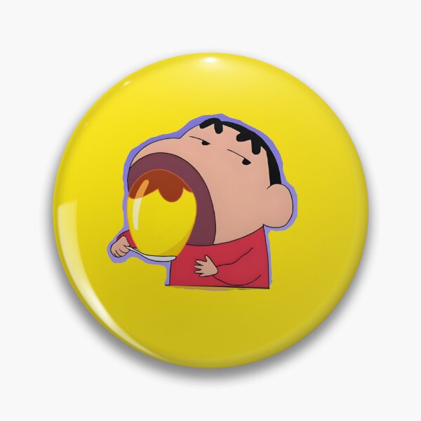 Item preview, Cute Shin-Chan Eating Pudding designed and sold by aakashgupta.