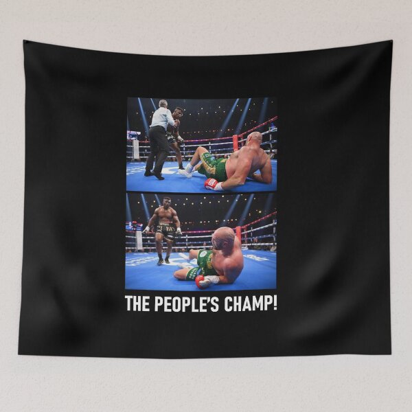 Item preview, Tyson Fury v Francis Ngannou: knock down The people's champ! designed and sold by POPCulturejb.