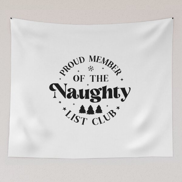 Item preview, Proud Member of The Naught List Club| Sweatshirt designed and sold by chipmuckdesignn.