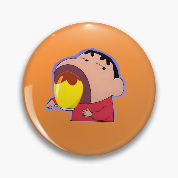 Item preview, Cute Shin-Chan Eating Pudding designed and sold by aakashgupta.