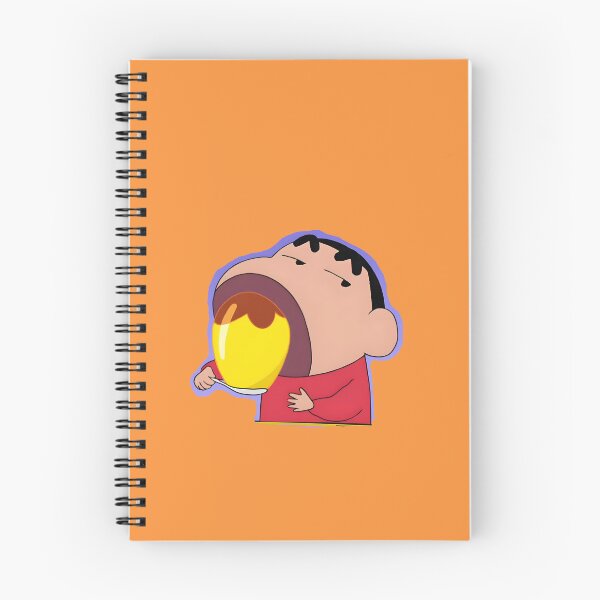 Item preview, Cute Shin-Chan Eating Pudding designed and sold by aakashgupta.