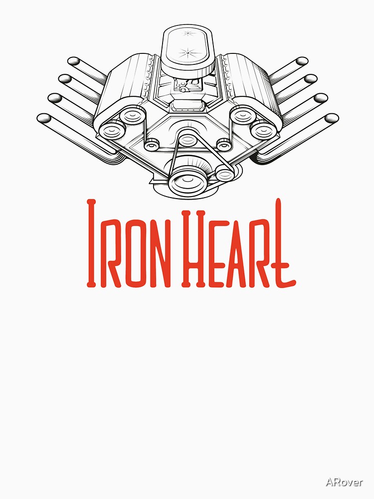 Thumbnail 7 of 7, Classic T-Shirt, Iron Heart designed and sold by ARover.