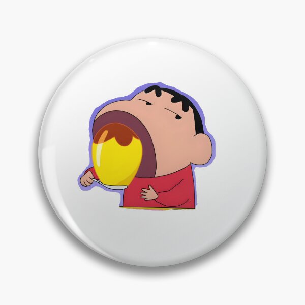Item preview, Cute Shin-Chan Eating Pudding designed and sold by aakashgupta.