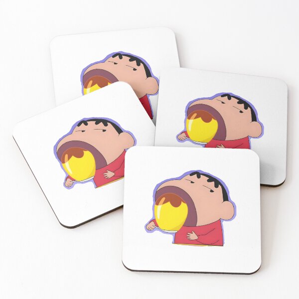 Item preview, Cute Shin-Chan Eating Pudding designed and sold by aakashgupta.