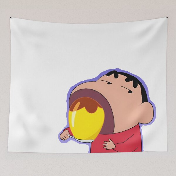 Item preview, Cute Shin-Chan Eating Pudding designed and sold by aakashgupta.