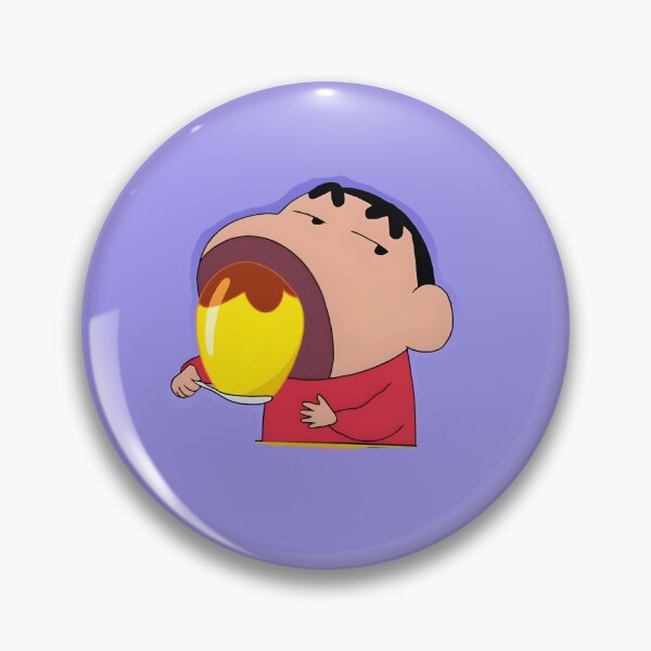 Item preview, Cute Shin-Chan Eating Pudding designed and sold by aakashgupta.