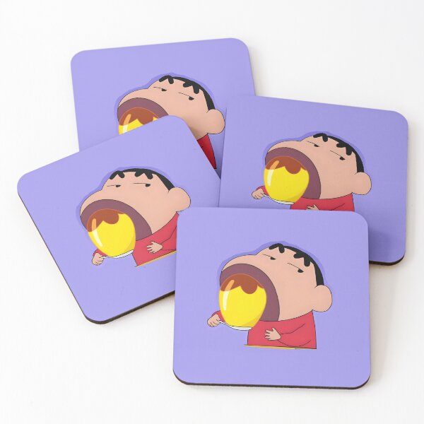 Item preview, Cute Shin-Chan Eating Pudding designed and sold by aakashgupta.