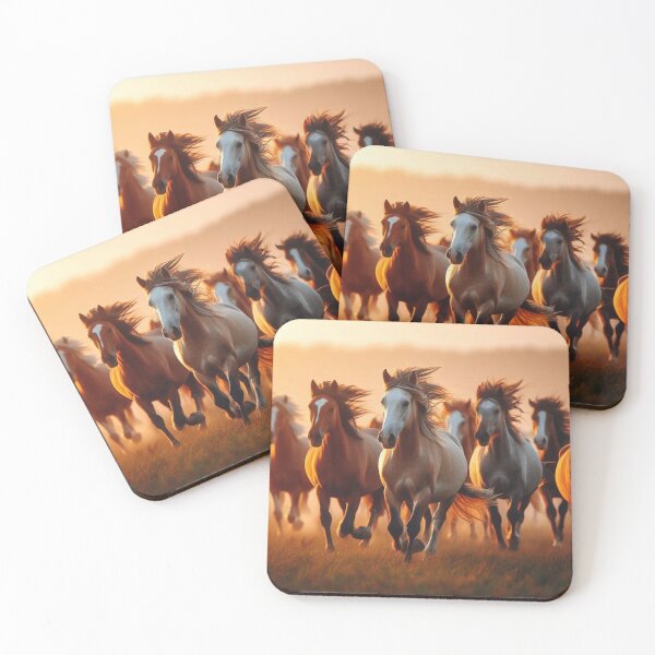 Item preview, Horses Untamed Running Free designed and sold by Myra365Art.
