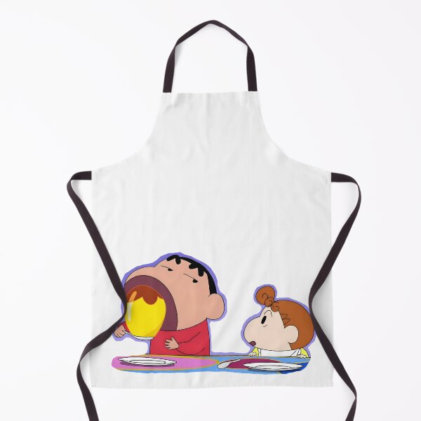Item preview, Cute Shin-chan & Himawari eating Pudding designed and sold by aakashgupta.