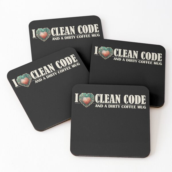 Item preview, I Love Clean Code and Dirty Coffee Mug Devs Who Code Clean designed and sold by Cedinho.