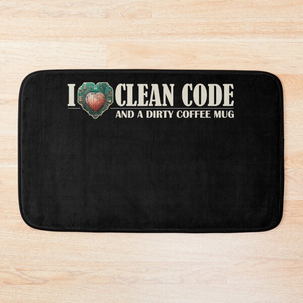 Item preview, I Love Clean Code and Dirty Coffee Mug Devs Who Code Clean designed and sold by Cedinho.