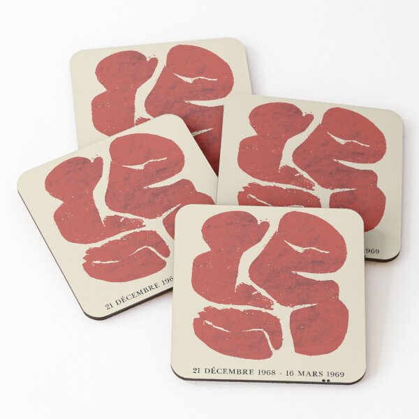 Item preview, Simon Hantai Red Composition,  designed and sold by Suzana Djordjevic.
