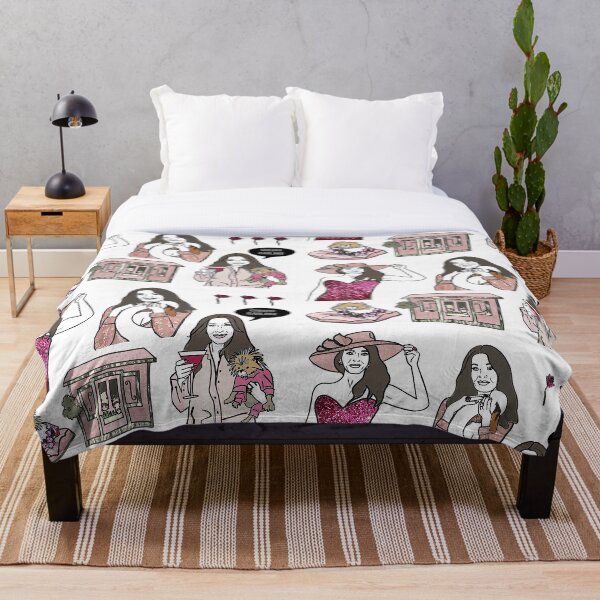 Pretty in Pink Throw Blanket