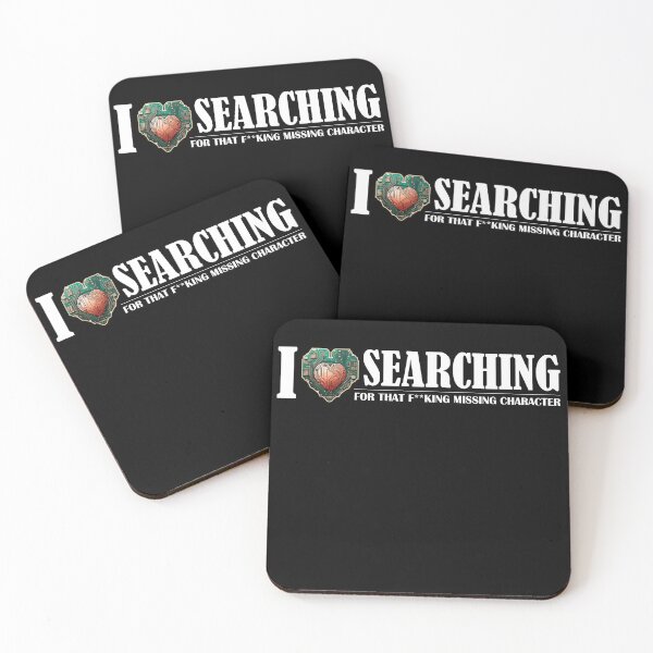 Item preview, I Love Searching The Quest for the Elusive Character designed and sold by Cedinho.