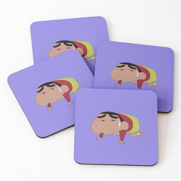 Item preview, Cute Shin-chan & Himawari eating Pudding designed and sold by aakashgupta.