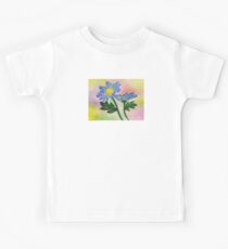 Blaues Gänseblümchen Kinder T-Shirt