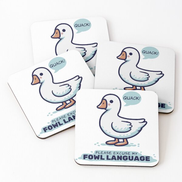 Item preview, Quack! Excuse My Fowl Language designed and sold by 1BPDesigns.