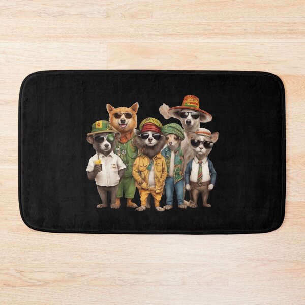 Item preview, crew of funny reggae animals, gift, surprise designed and sold by etnia.
