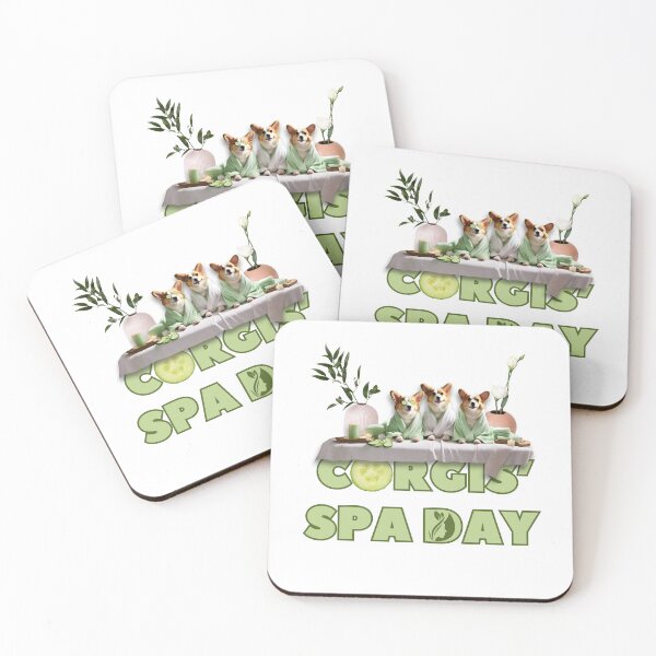 Item preview, Corgi's Spa Day designed and sold by NickTaroDesign.