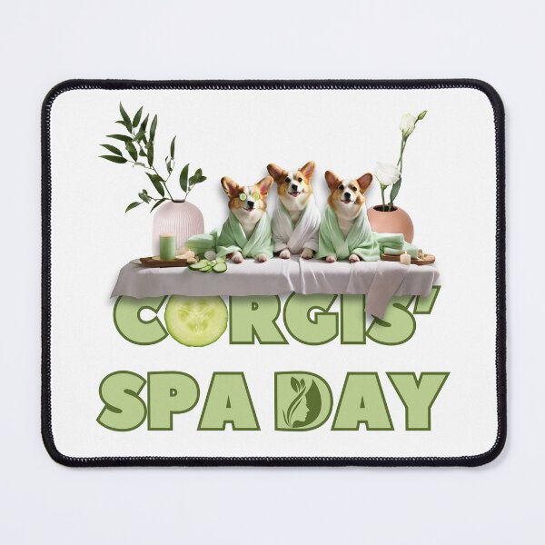 Item preview, Corgi's Spa Day designed and sold by NickTaroDesign.
