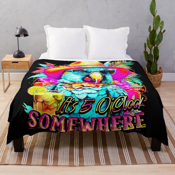 Item preview, It's 5 o'clock somewhere Margarita Tropical Parrot designed and sold by MindWave THC.