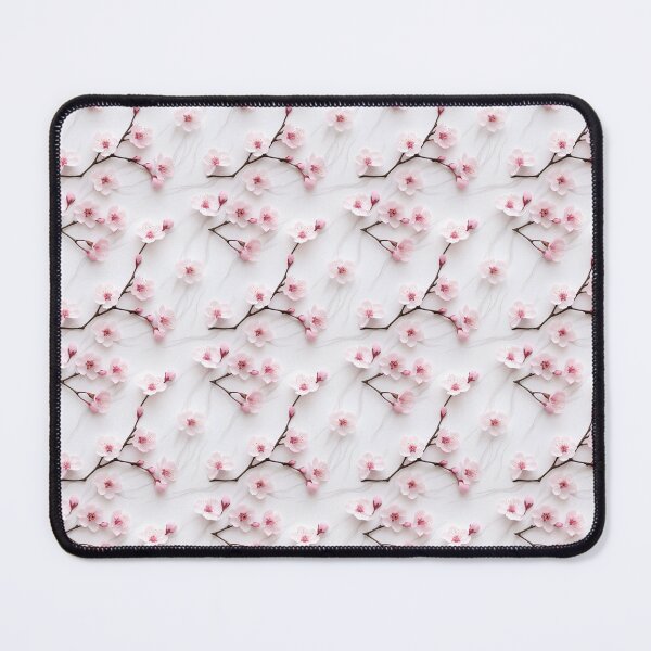 Item preview, Minimalist Pink Cherry Blossom Branch Pattern designed and sold by BloomPattern.