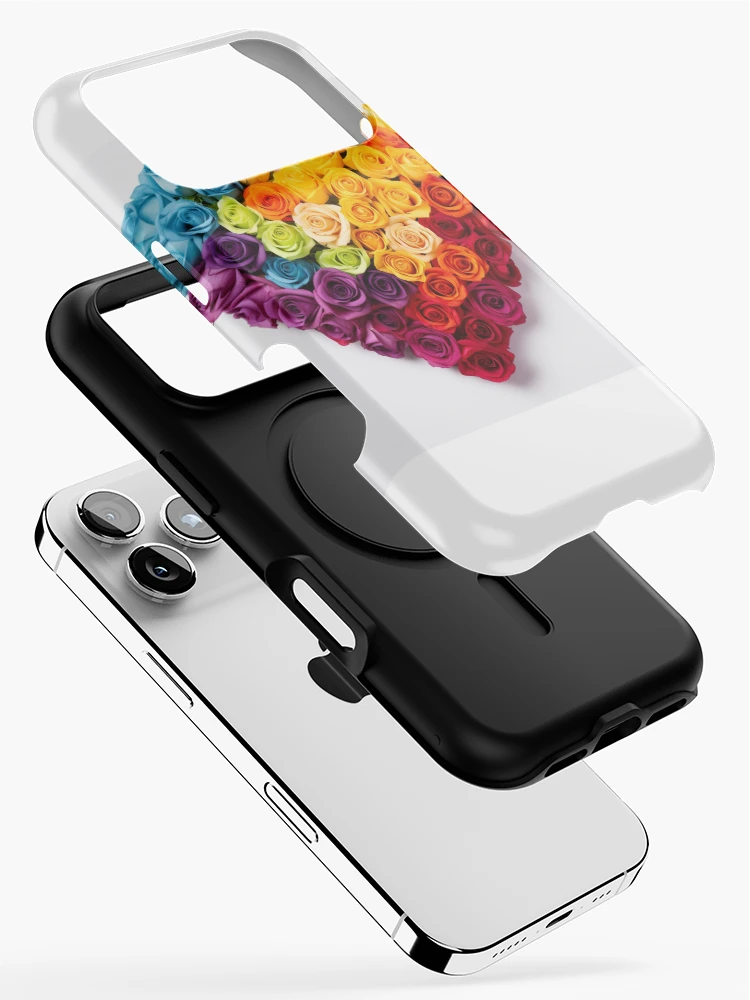 Thumbnail 2 of 4, iPhone Case, Colorful Roses Heart designed and sold by FireFXStudio.