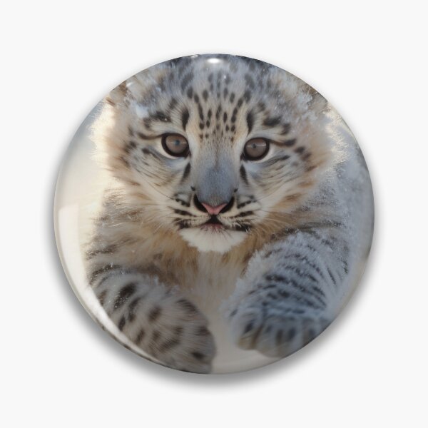 Item preview, A Leopard Cub On Snow designed and sold by FireFXStudio.