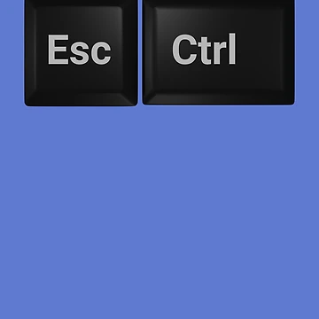 Artwork thumbnail, Escape Control Computer Keyboard Keys by Malaclypse235