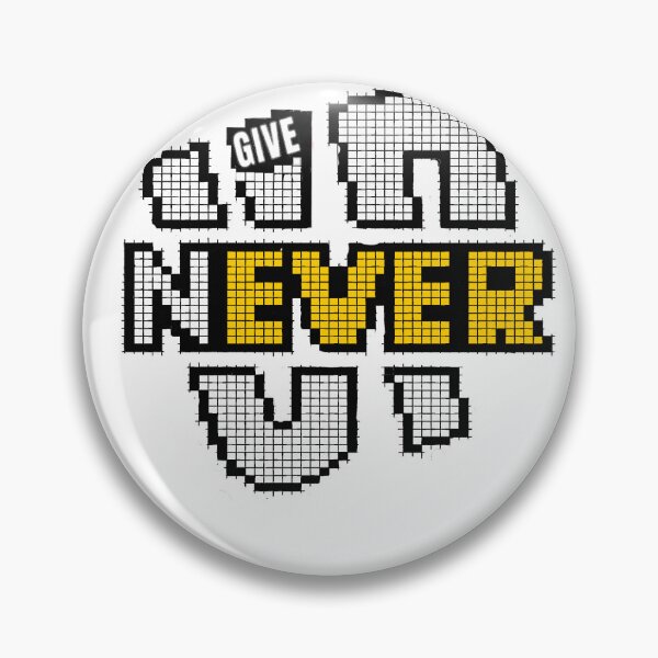 Item preview, never give up motivation designed and sold by blastercreation.