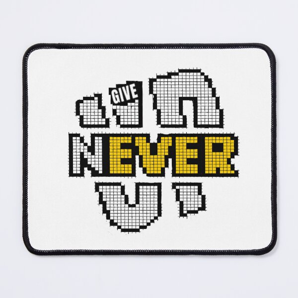 Item preview, never give up motivation designed and sold by blastercreation.