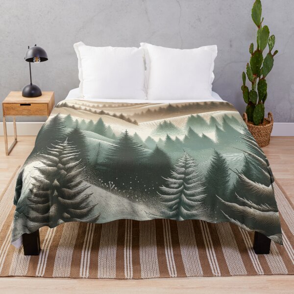 Item preview, Mystical Forest and Mountain Landscape designed and sold by PictorialWhimsy.