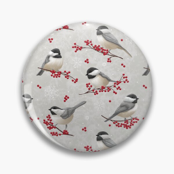 Item preview, Chickadees gray designed and sold by claudiecb.