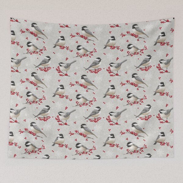 Item preview, Chickadees gray designed and sold by claudiecb.