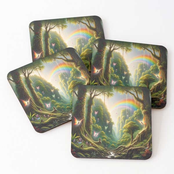 Item preview, Rainbow Rainforest designed and sold by NeatSplash.