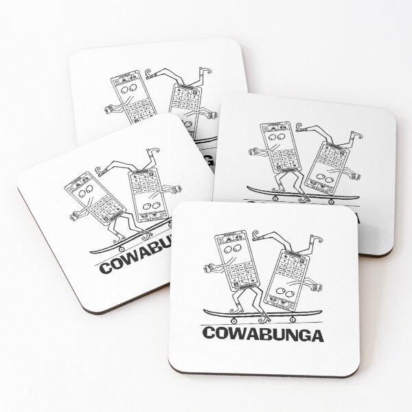 Item preview, COWABUNGA ~ CELL-PHONES ~ SKATEBOARDING ~ (V-8-26) designed and sold by RodeoMalibu.