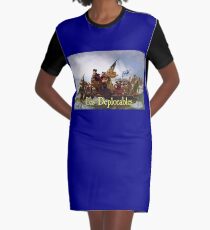 Les Deplorables Crossing the Delaware Graphic T-Shirt Dress