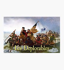 Les Deplorables Crossing the Delaware Photographic Print